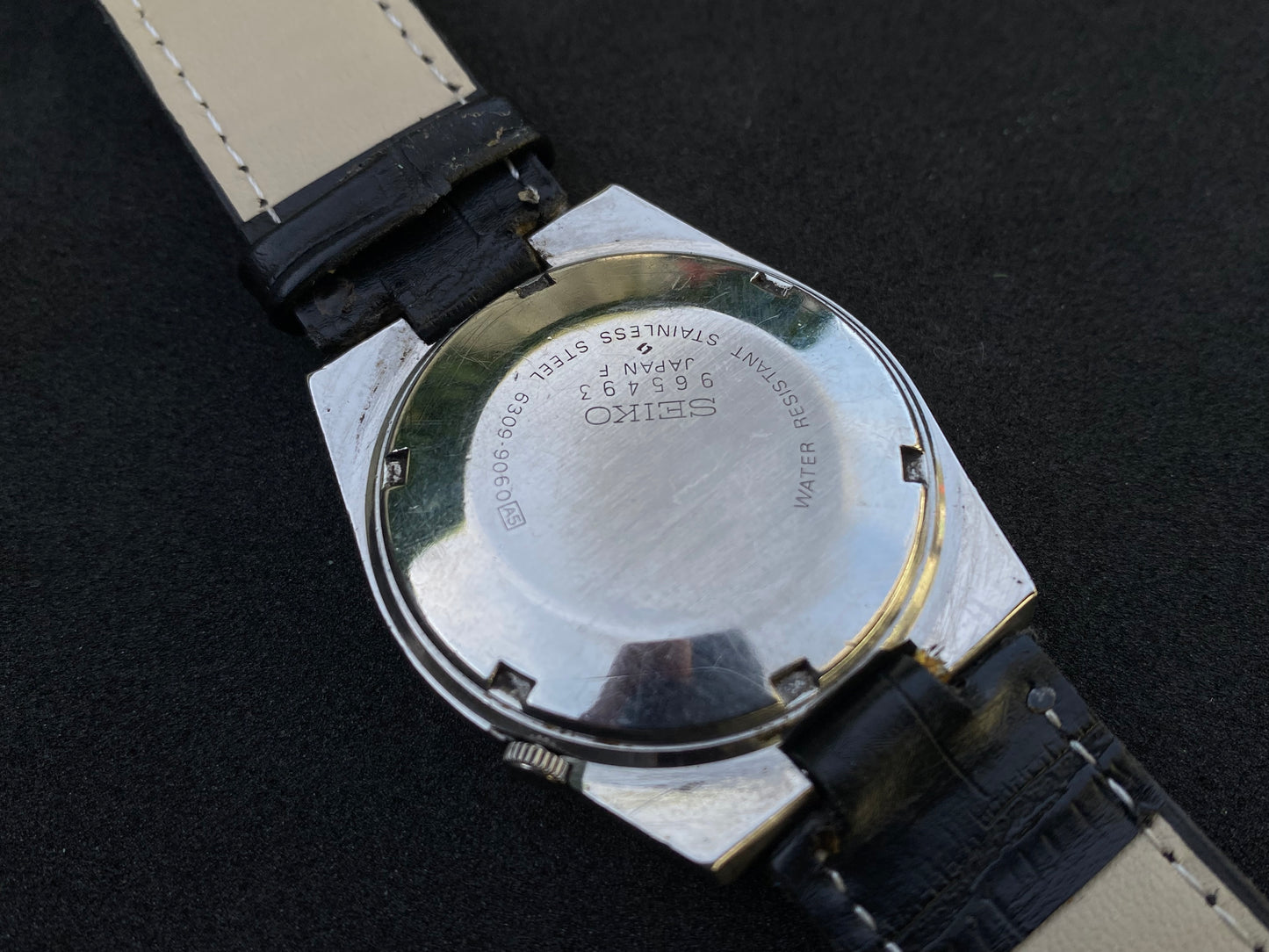 Seiko Automatic Leather Strap - Jewel Silver Dial