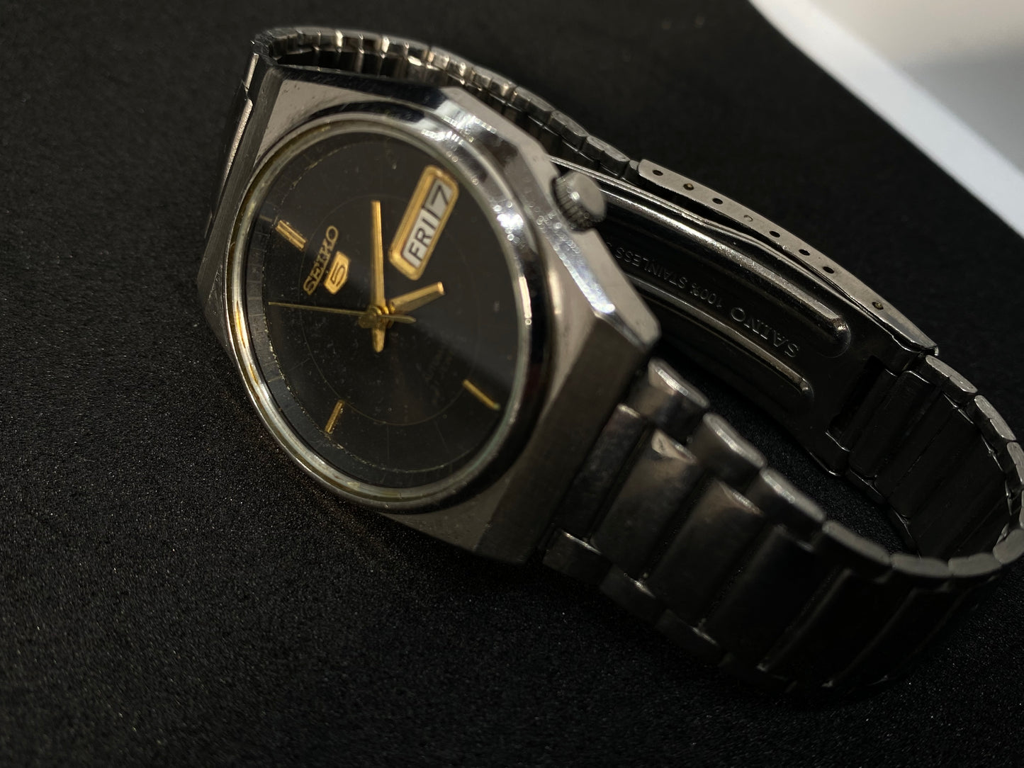 Seiko Automatic Metal Bracelet - Black Dial Ladies