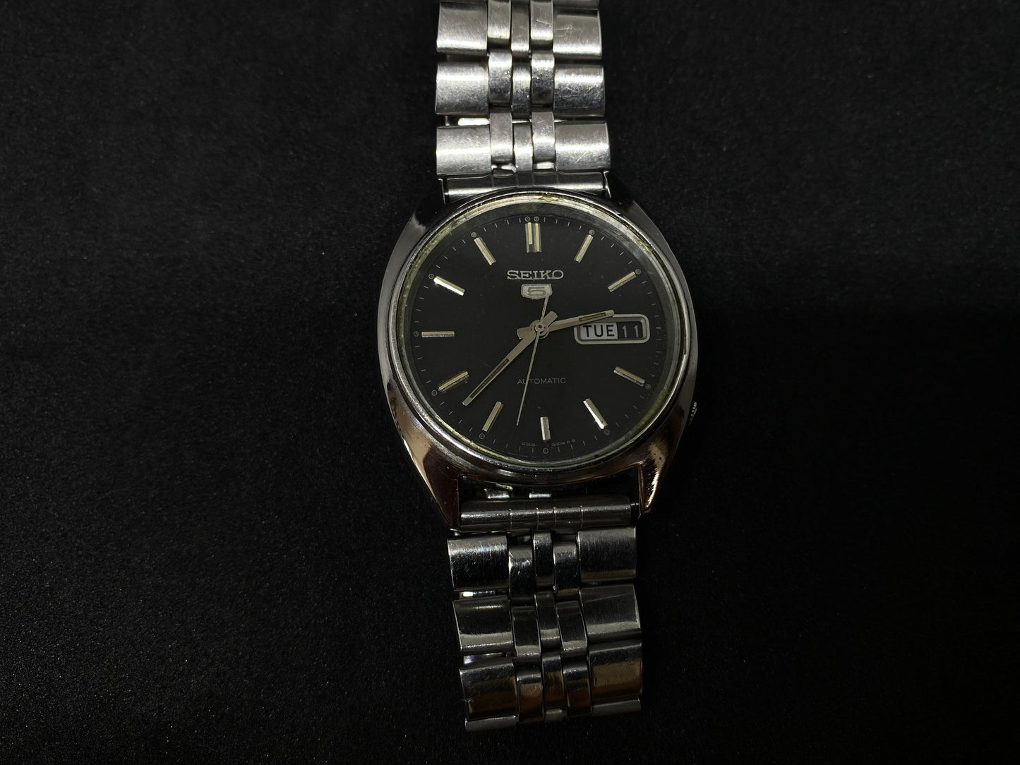Seiko Automatic Metal Bracelet - Black Dial
