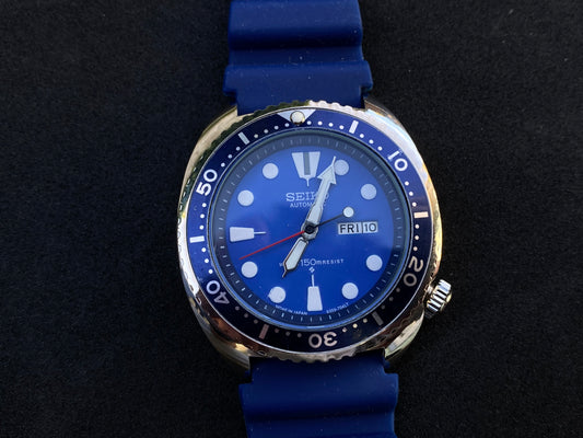 Seiko Diver "Turtle" Mod Homage - Blue