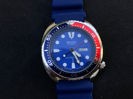 Seiko Diver "Turtle" Mod Homage - Pepsi
