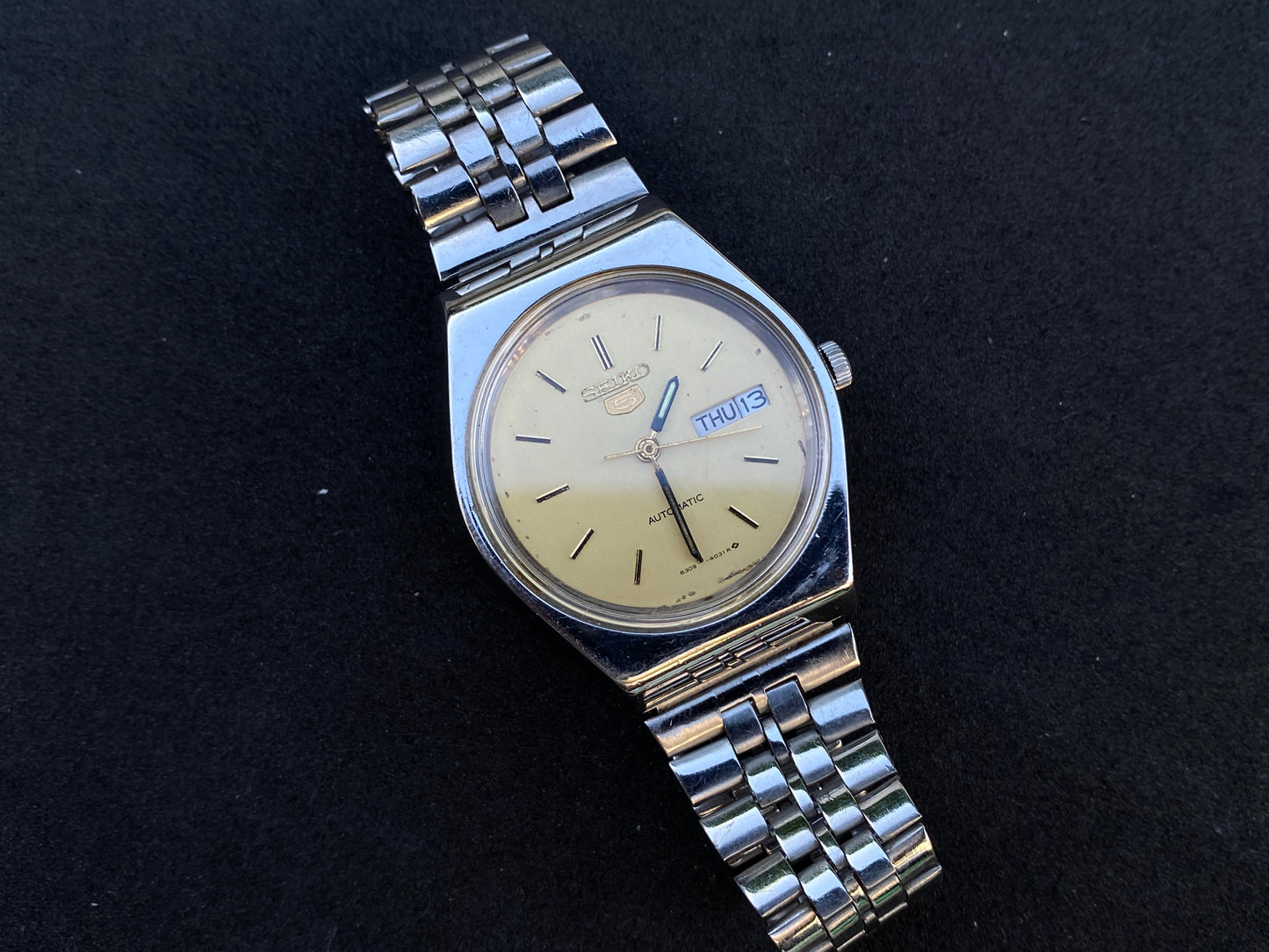Seiko Automatic Metal Bracelet - Gold Dial