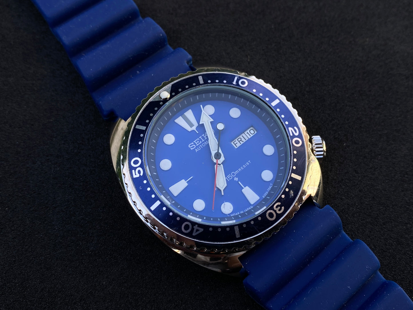 Seiko Diver "Turtle" Mod Homage - Blue