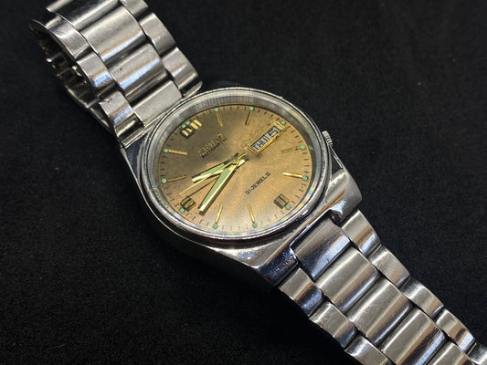 Seiko Mechanical Automatic - Gold Dial Indices