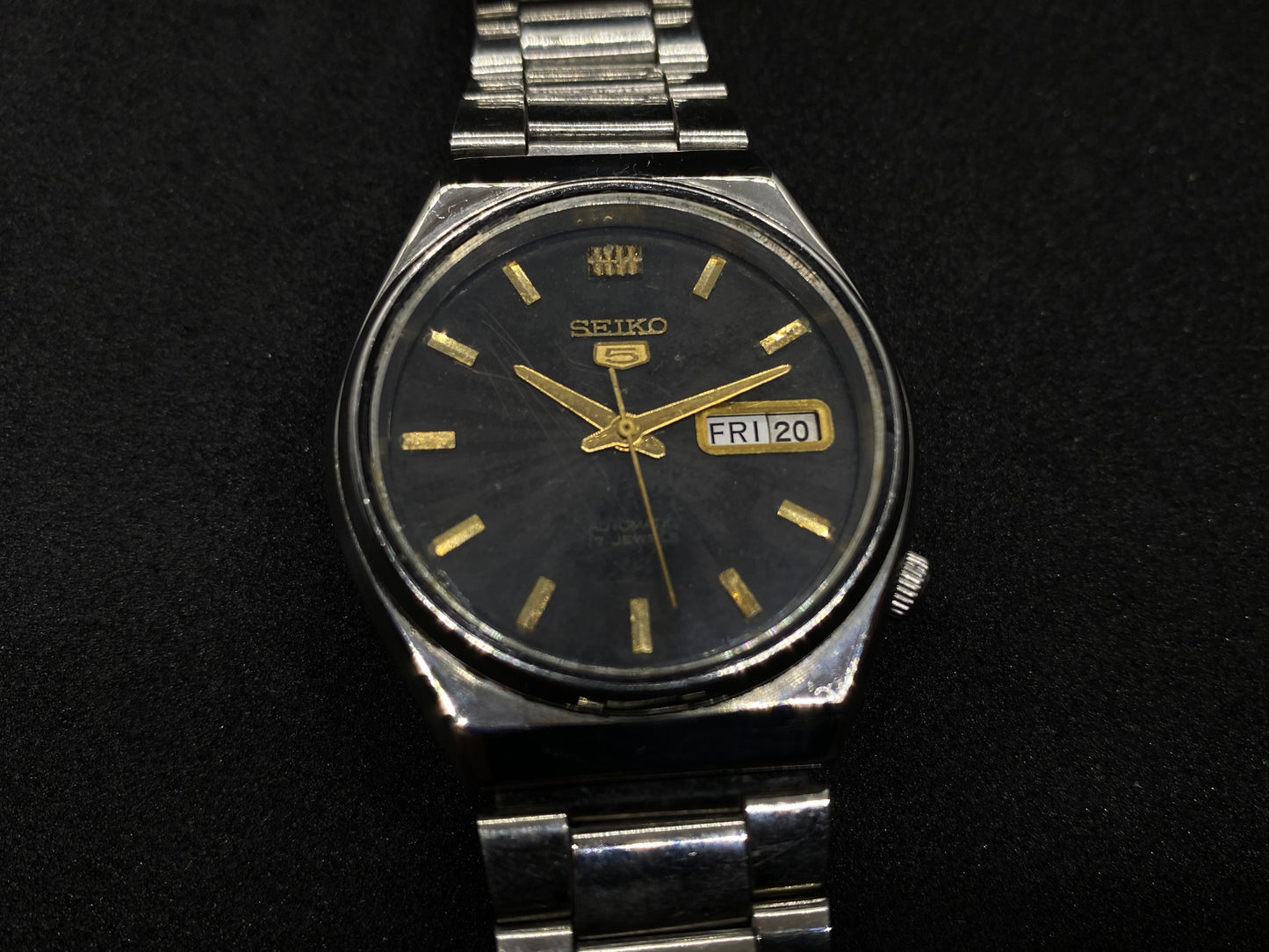 Seiko Mechanical Automatic - Black Circle Dial