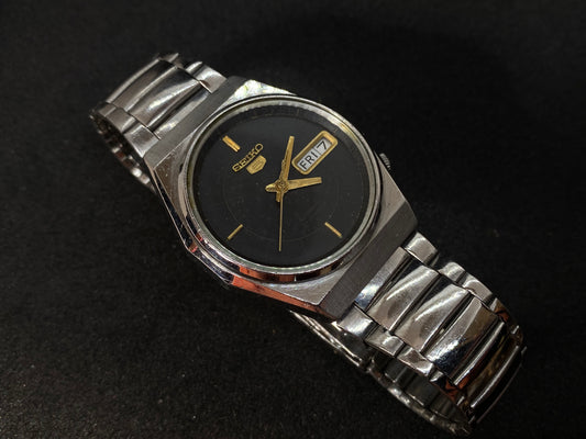 Seiko Automatic Metal Bracelet - Black Dial Ladies