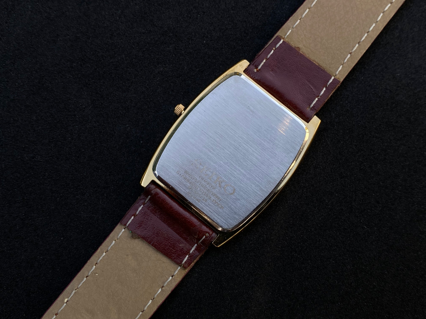 Seiko Rectangle "Tank" Homage - Gold