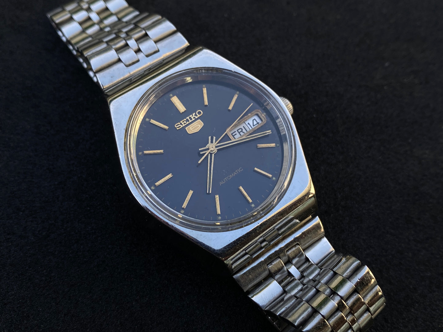 Seiko Automatic Metal Bracelet - Black Dial