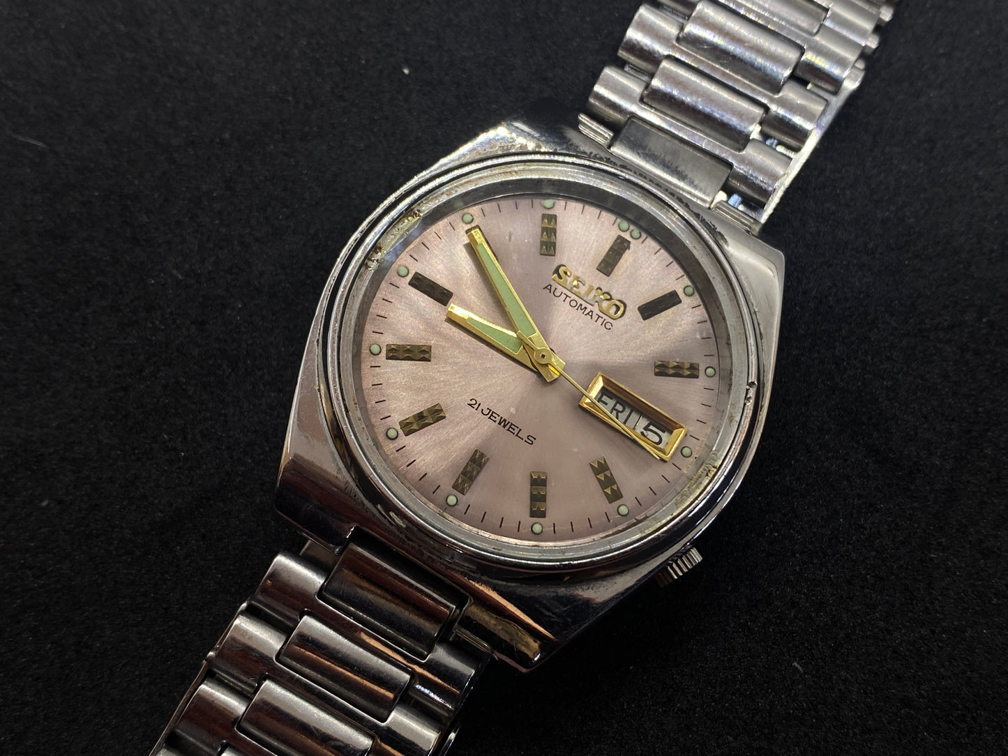 Seiko Mechanical Automatic - Silver Patina Dial