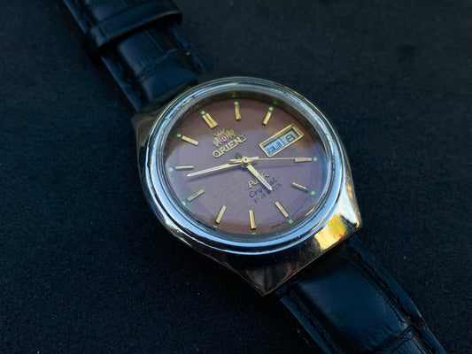 Orient Crystal Automatic Watch - Brown Dial