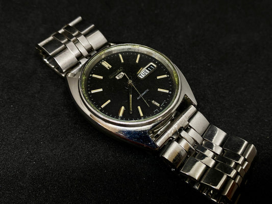 Seiko Automatic Metal Bracelet -  Black Dial