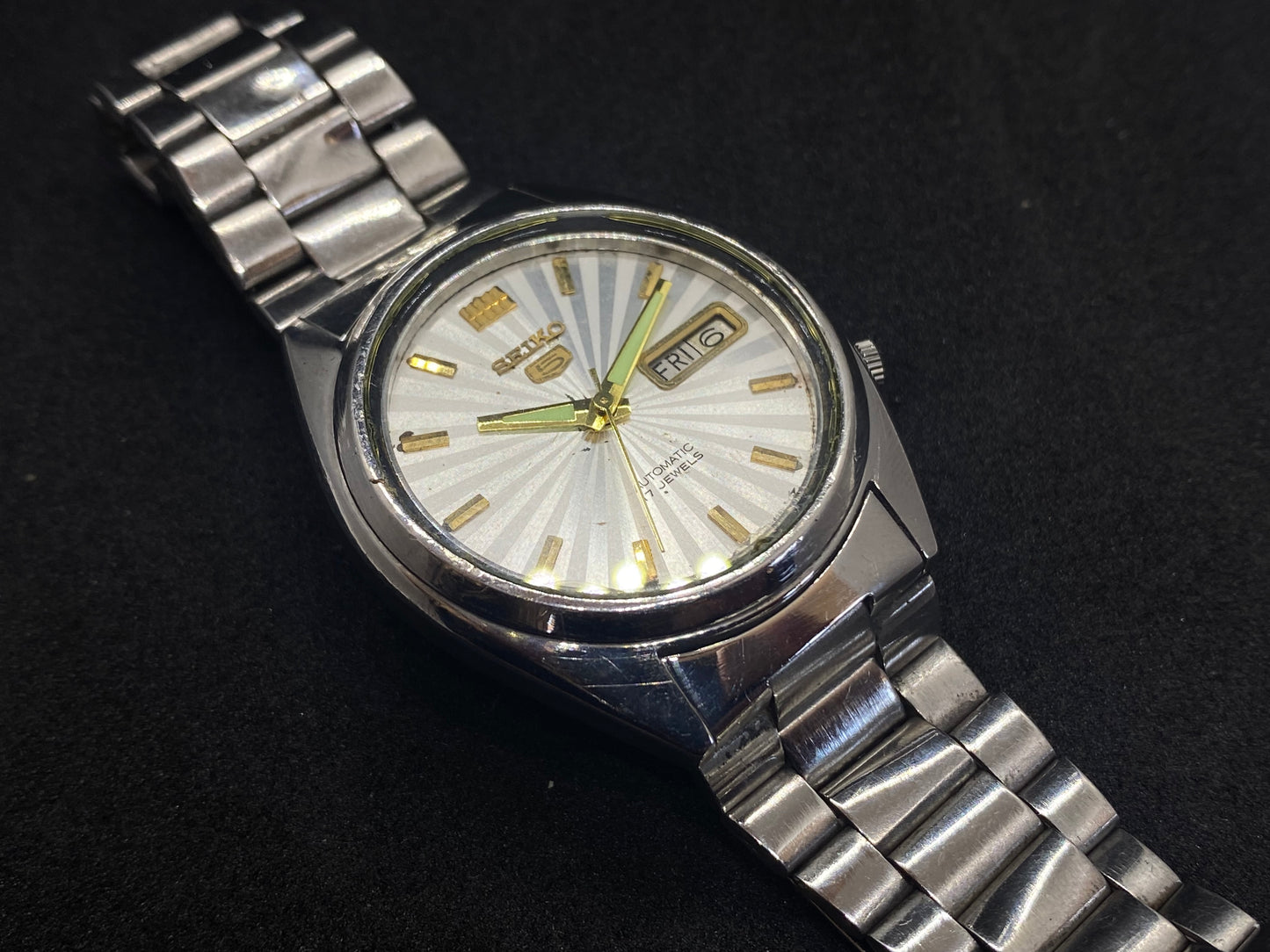 Seiko Mechanical Automatic - Silver/White Dial