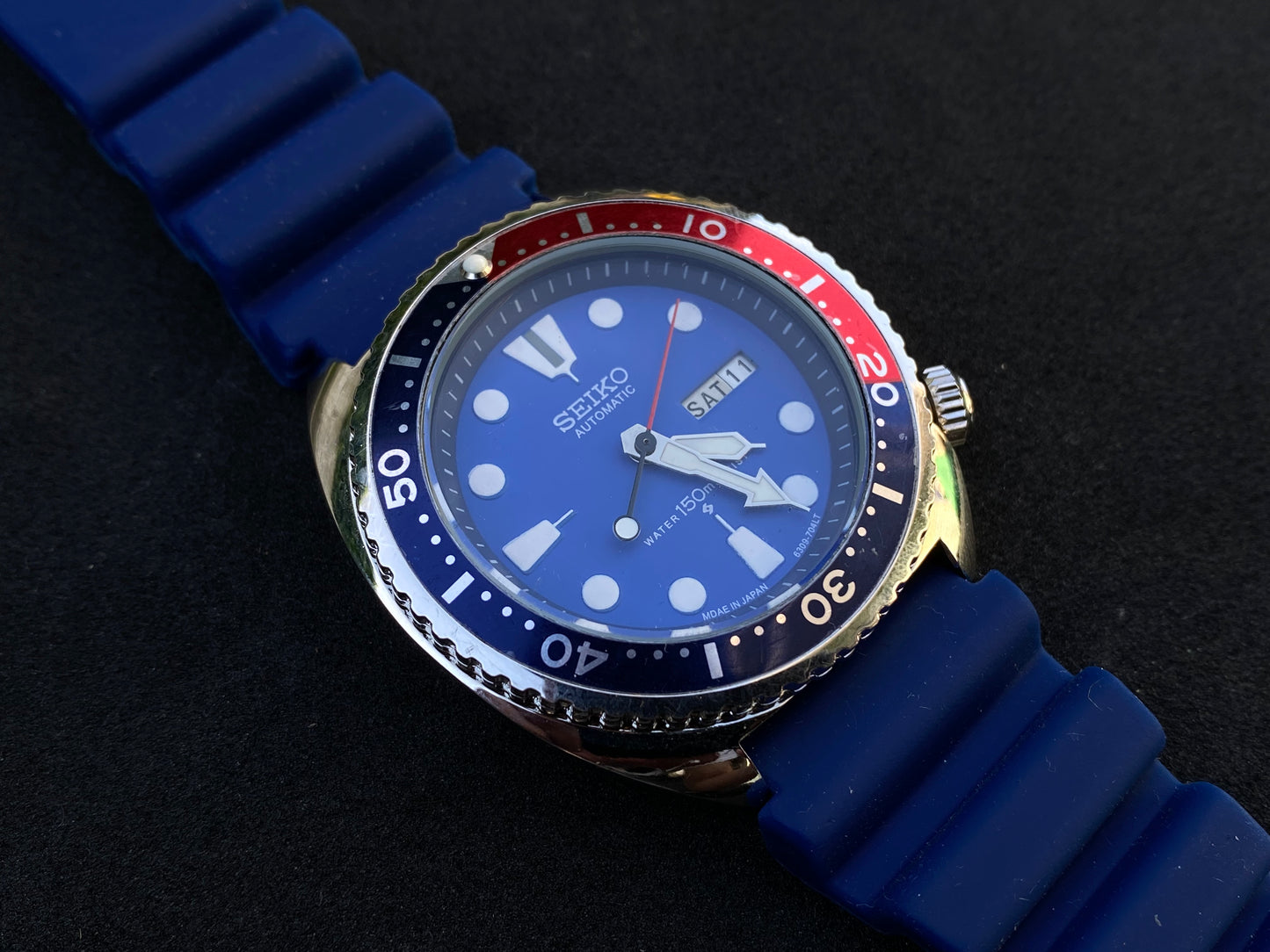 Seiko Diver "Turtle" Mod Homage - Pepsi
