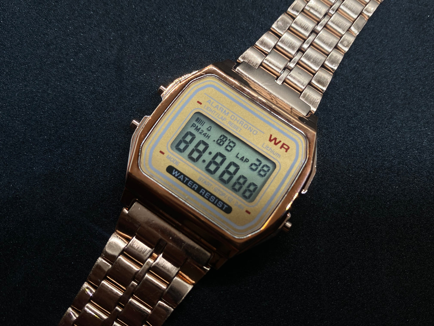 Casio A158 “Homage” - Digital Watch Rose Gold