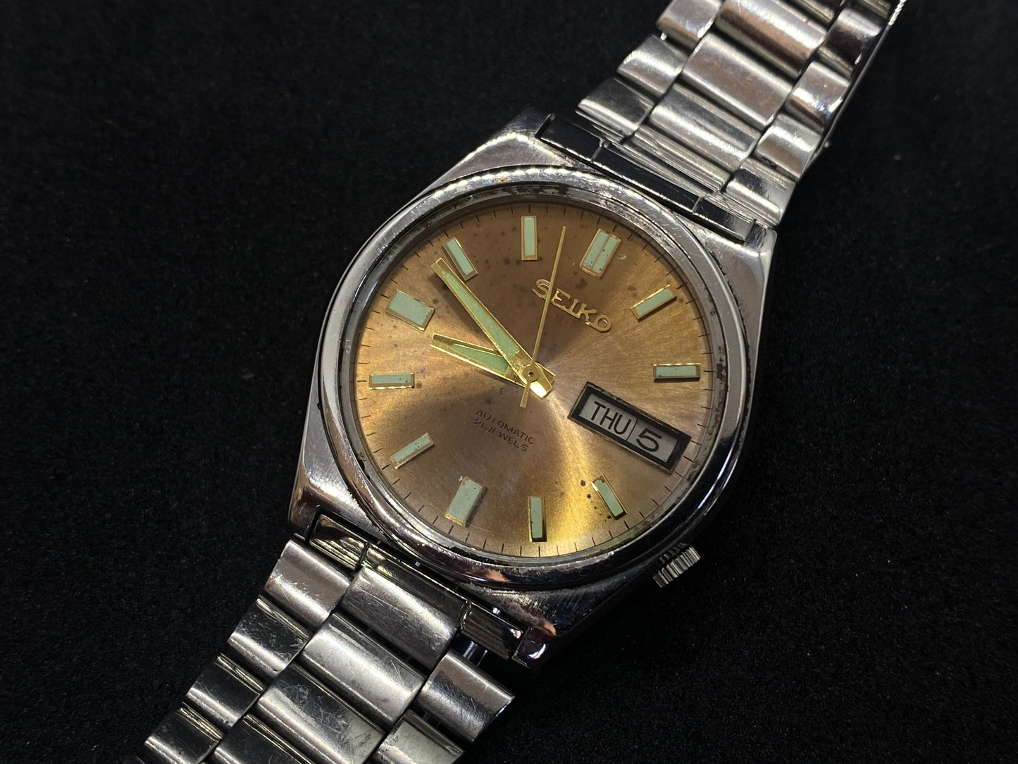 Seiko Mechanical Automatic - Gold Sunburst Dial