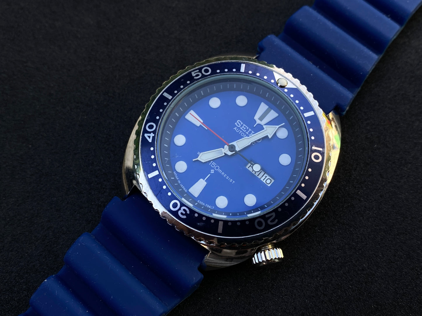 Seiko Diver "Turtle" Mod Homage - Blue