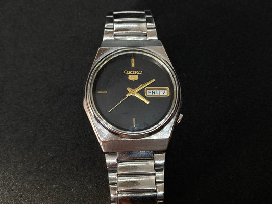 Seiko Automatic Metal Bracelet - Black Dial Ladies