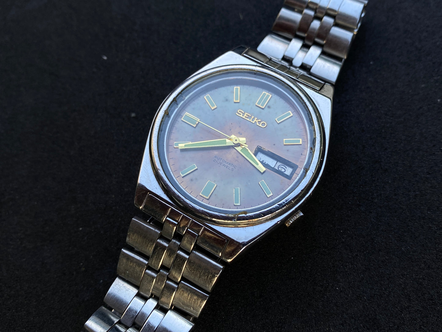 Seiko Automatic Metal Bracelet - Patina Dial