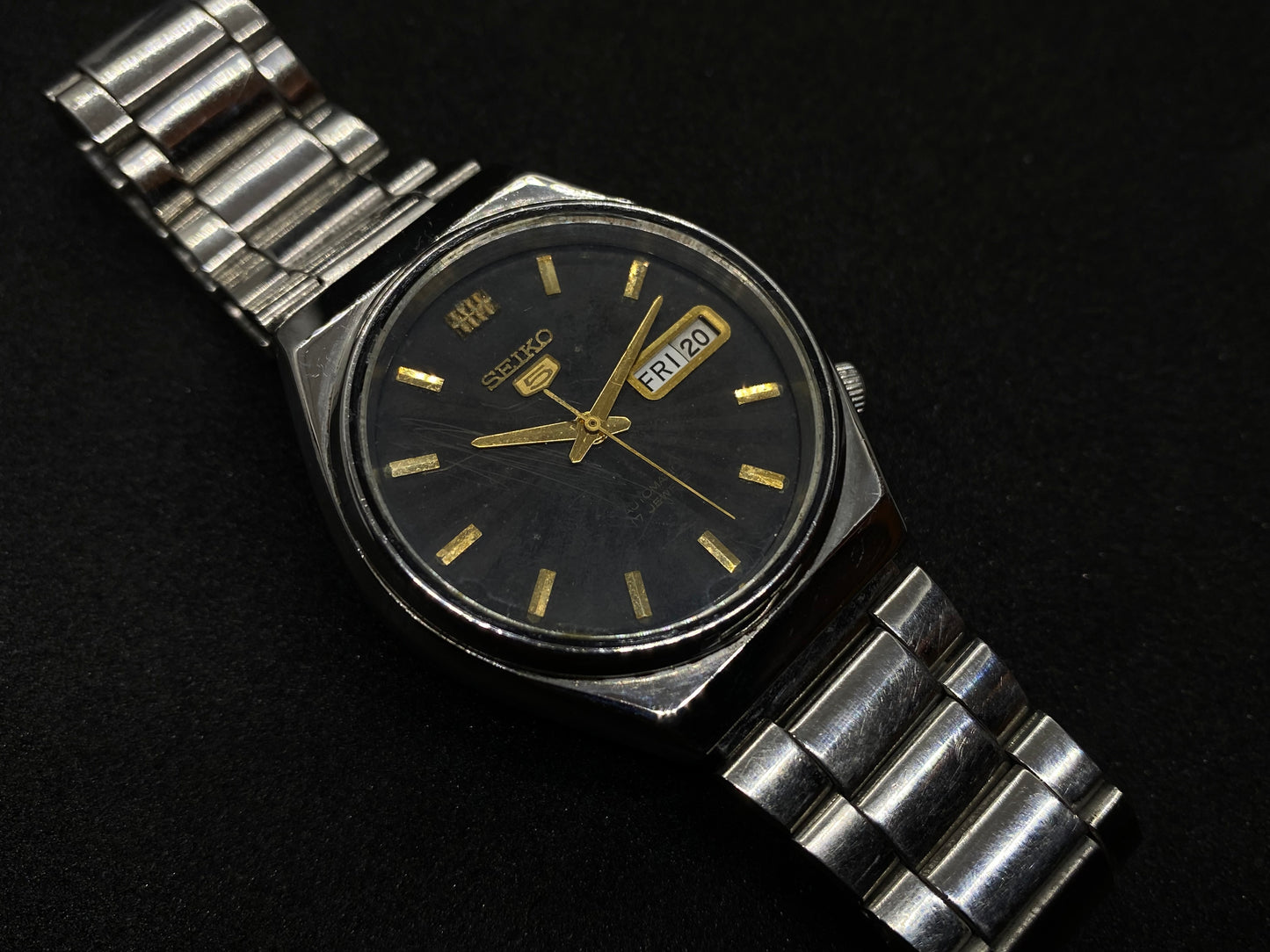 Seiko Mechanical Automatic - Black Circle Dial