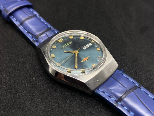 Double Navy Blue Citizen - Mechanical Automatic