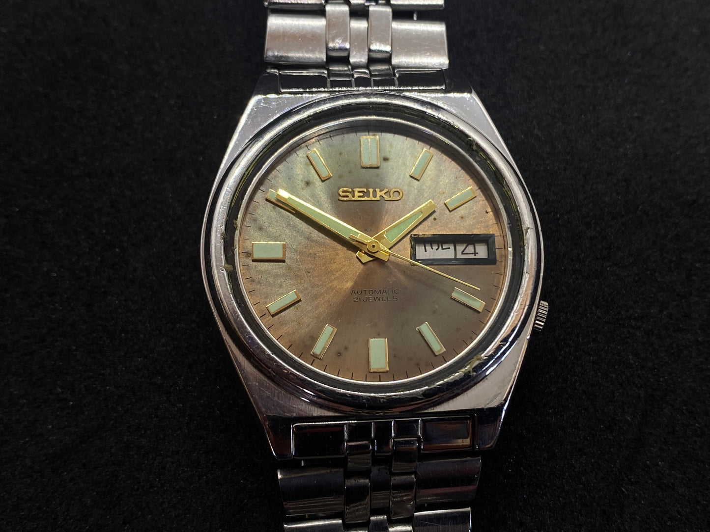 Seiko Mechanical Automatic - Gold Patina Dial