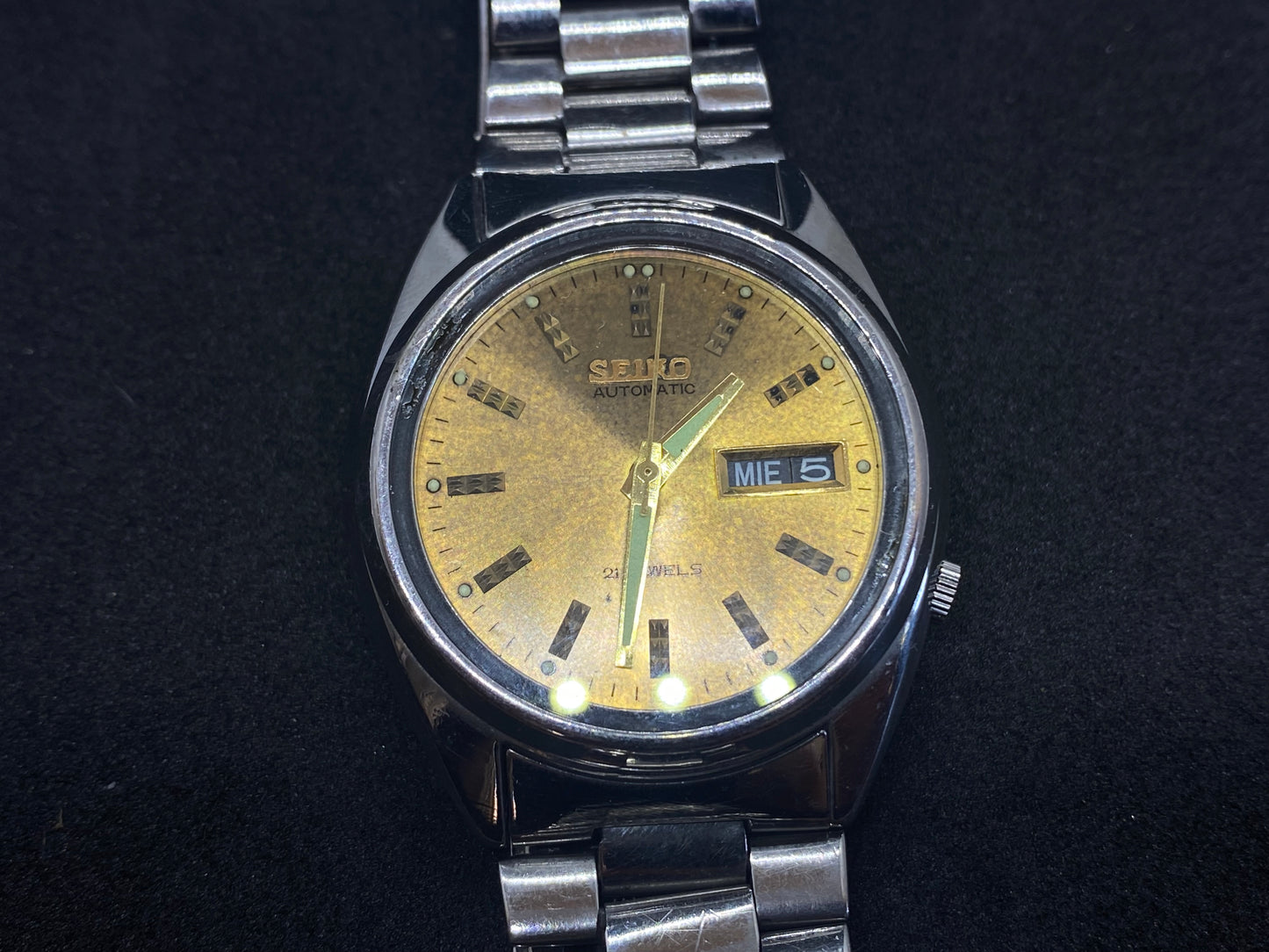 Seiko Mechanical Automatic - Gold Indices