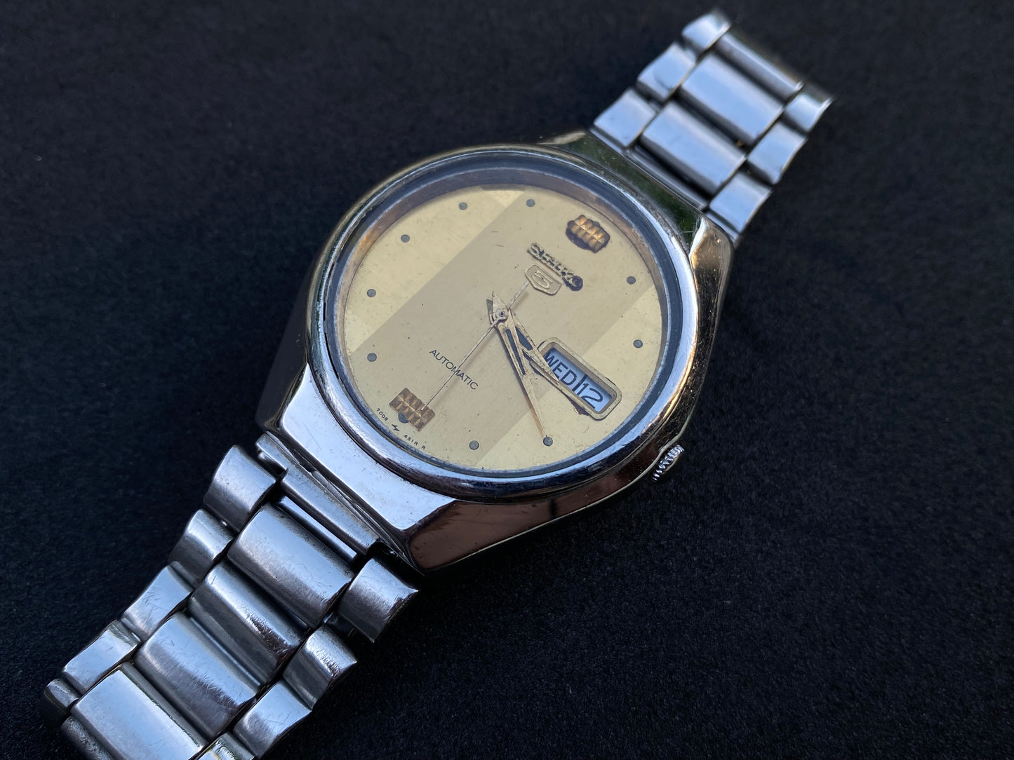 Seiko Automatic Metal Bracelet - Gold Dial