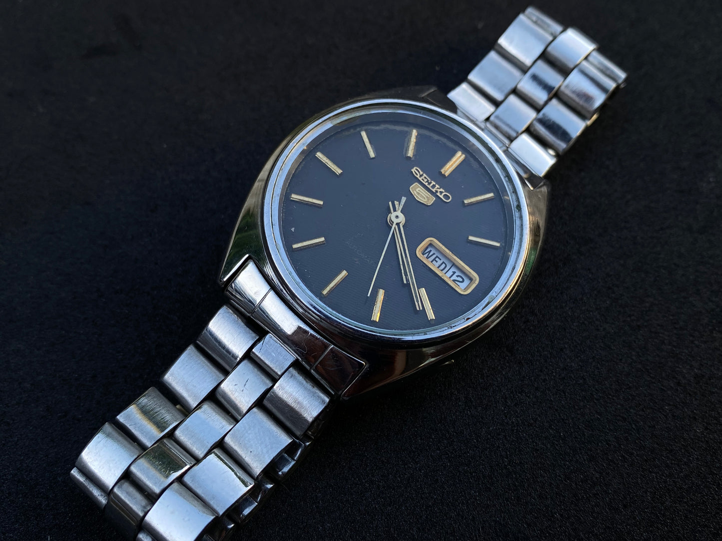 Seiko Automatic Metal Bracelet - Black Dial