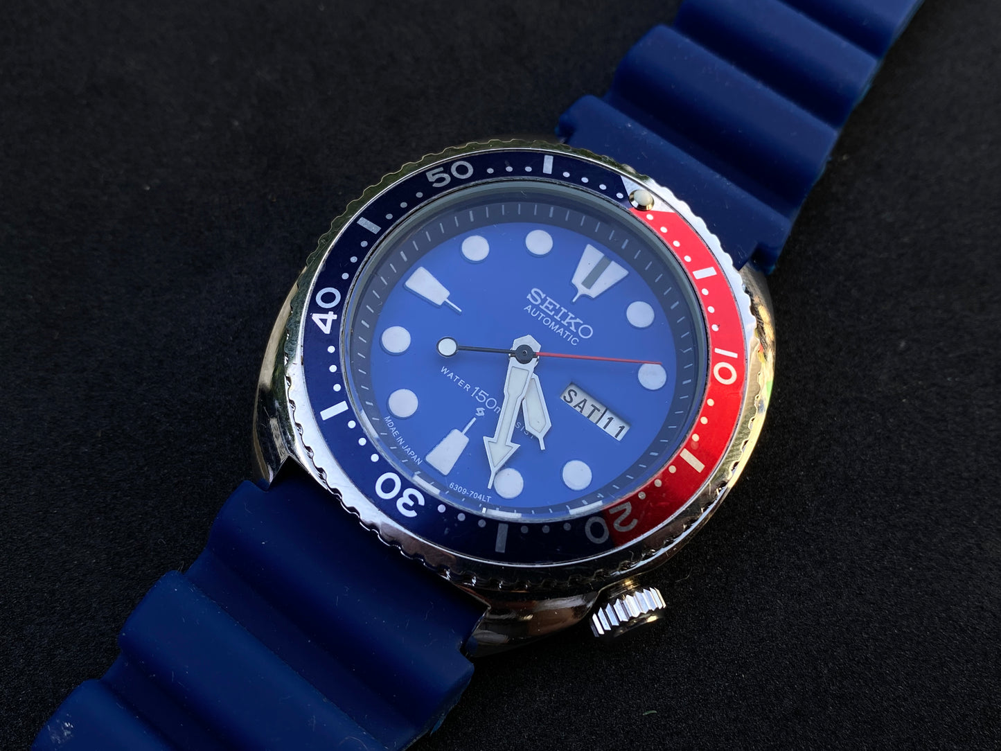 Seiko Diver "Turtle" Mod Homage - Pepsi