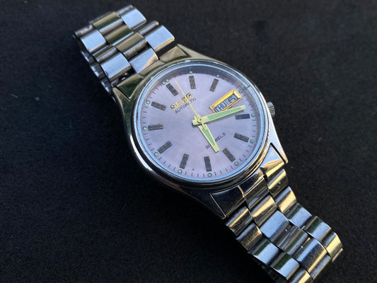 Seiko Automatic Metal Bracelet - Silver Patina dial