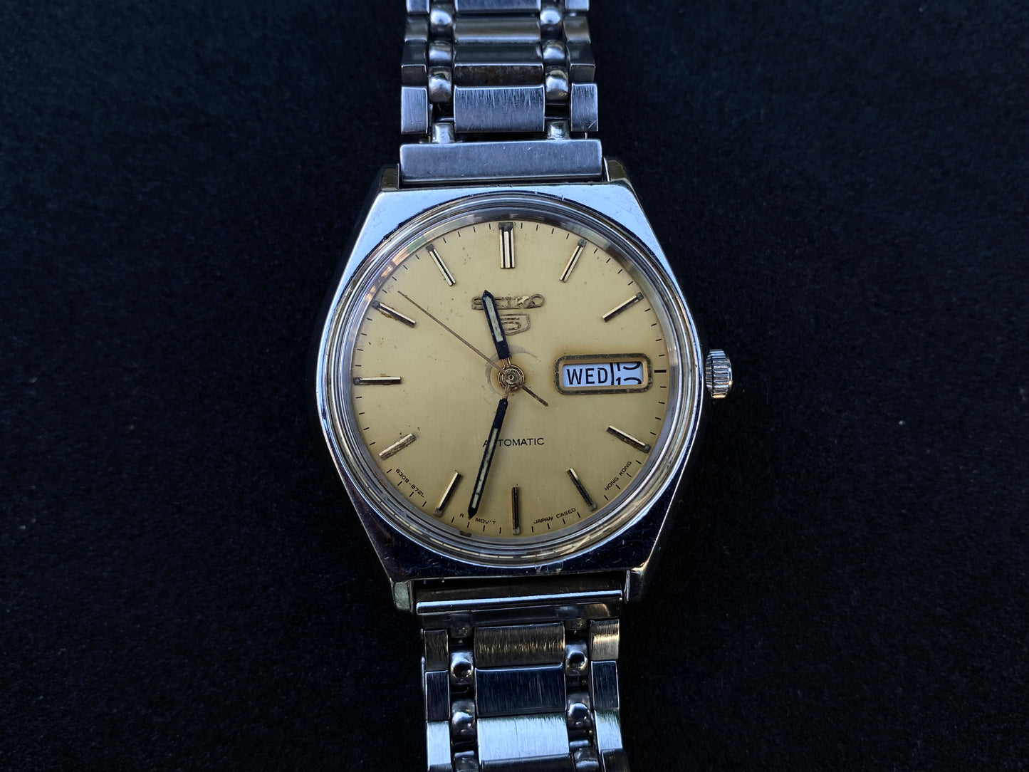 Seiko Automatic Metal Bracelet - Gold dial