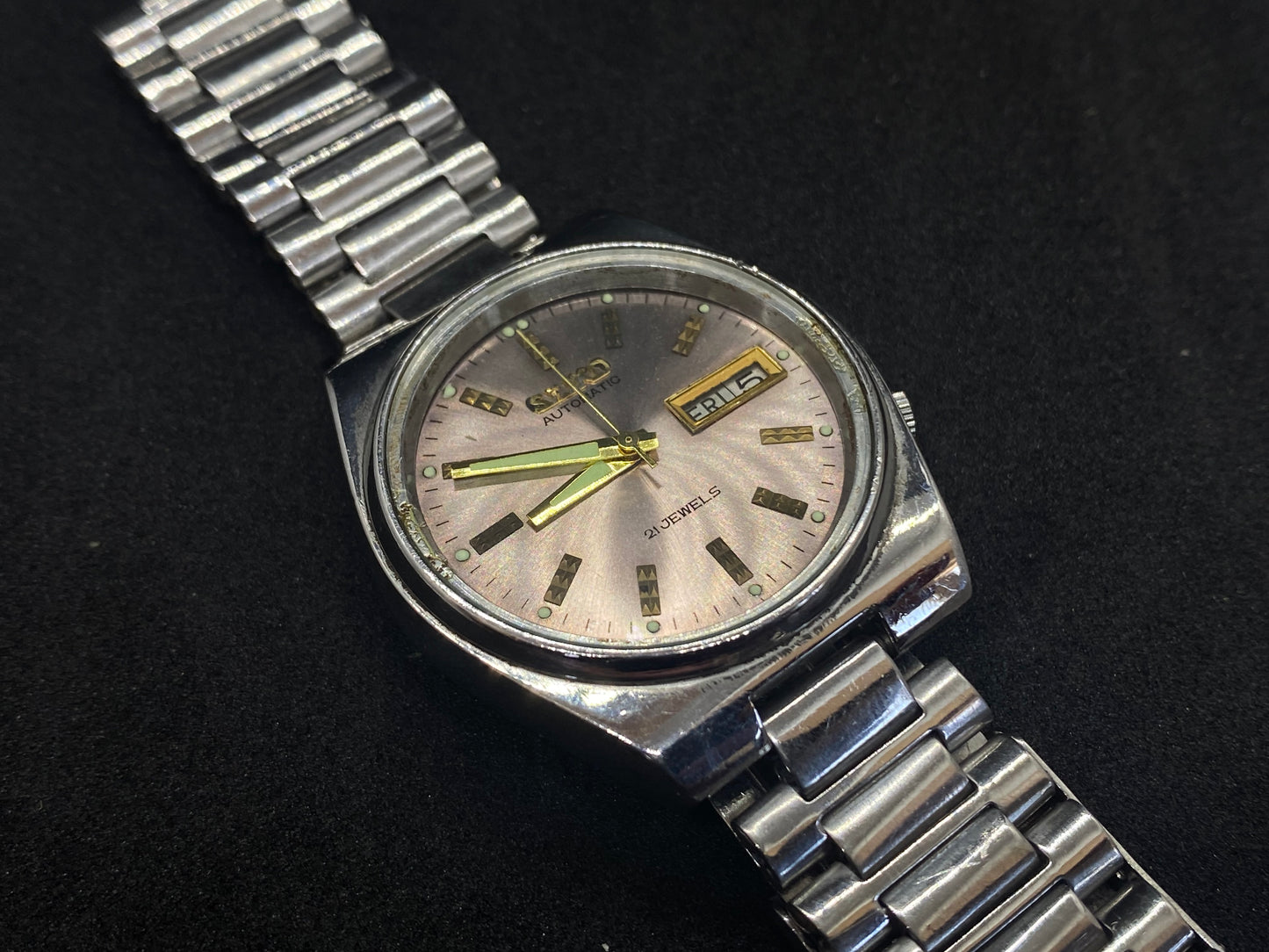 Seiko Mechanical Automatic - Silver Patina Dial