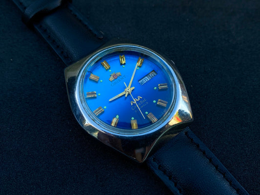 Orient Crystal Automatic Watch - Blue Gradient Dial