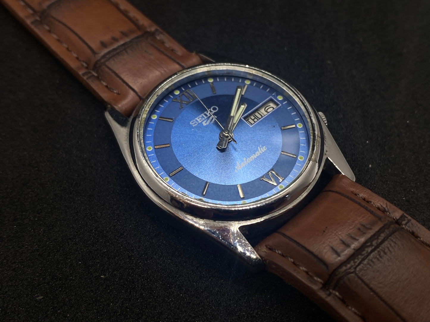 Seiko Mechanical Automatic - Royal Blue Dial