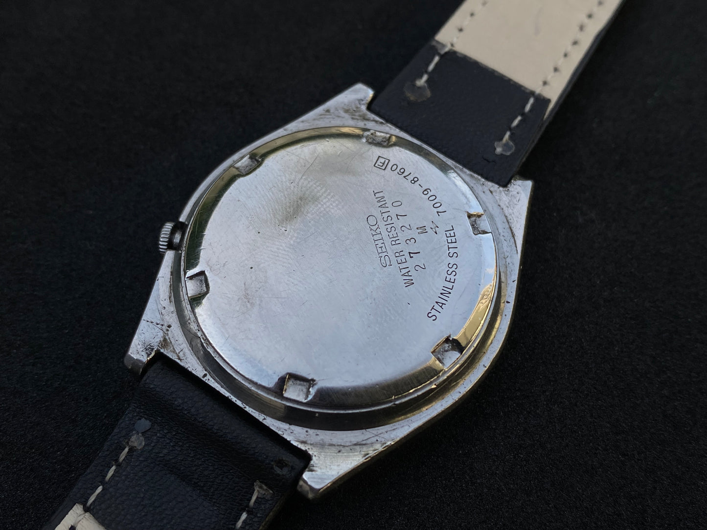 Seiko Automatic Leather Strap - White Dial