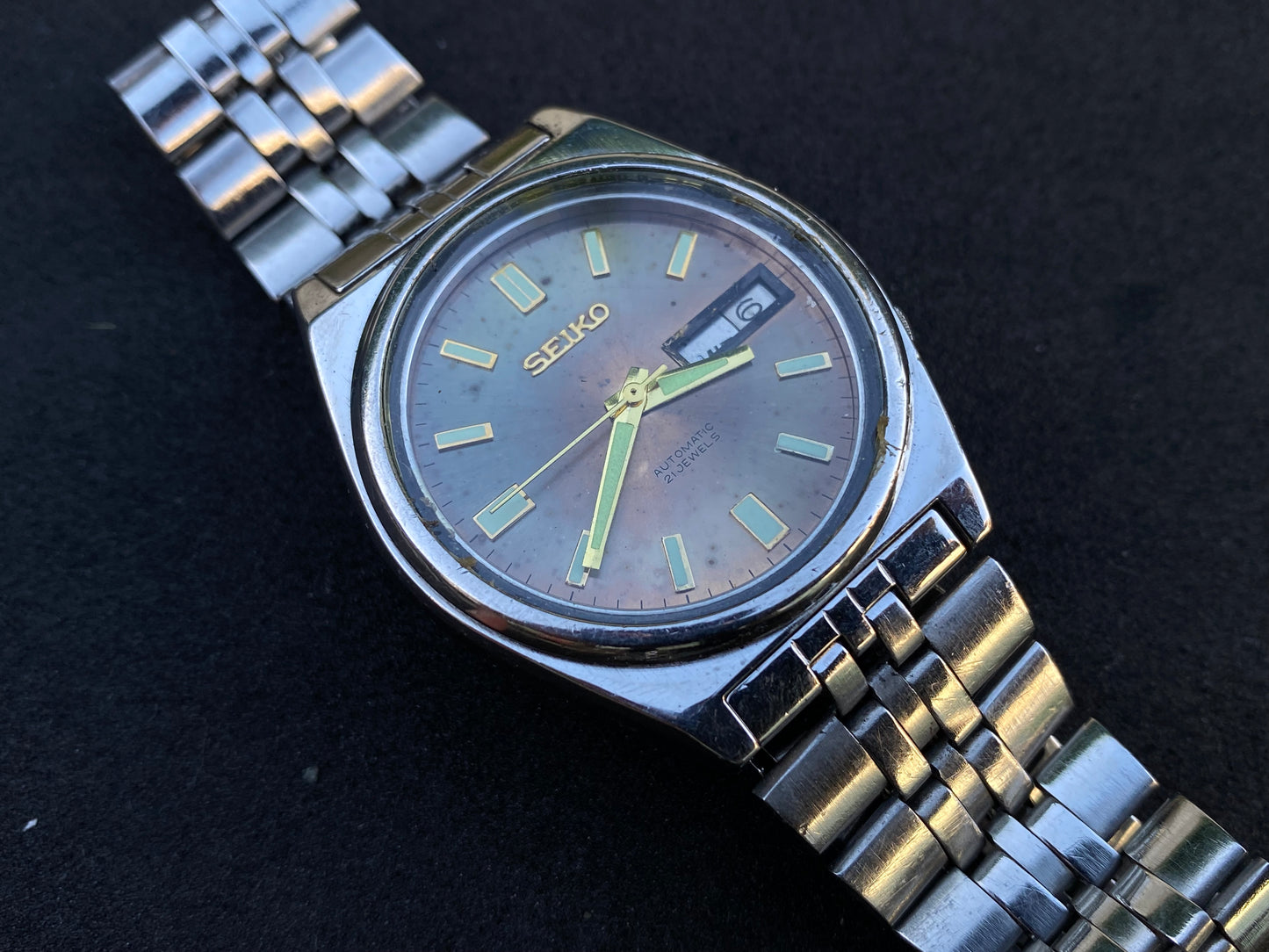 Seiko Automatic Metal Bracelet - Patina Dial