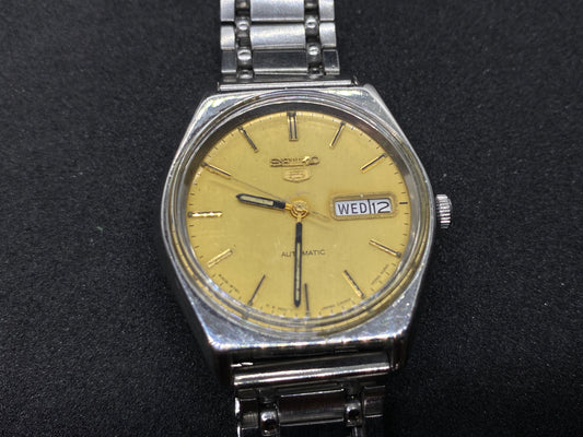 Seiko Automatic Metal Bracelet - Gold Dial