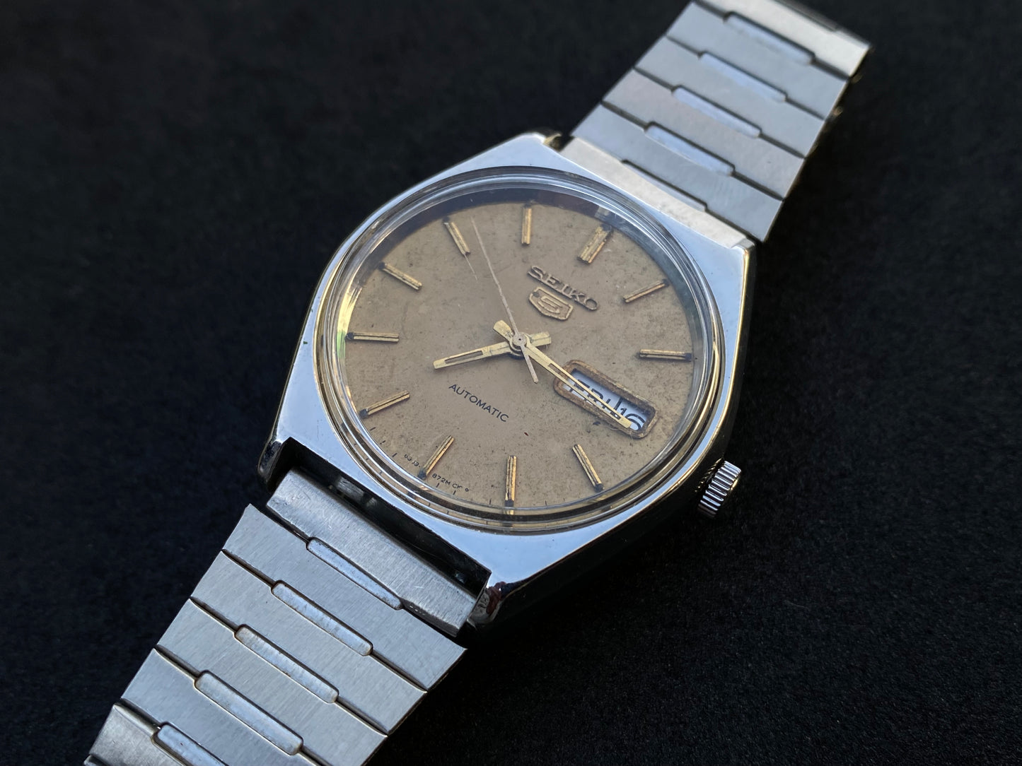 Seiko Automatic Metal Bracelet - Gold Dial
