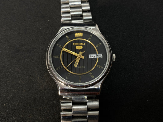Seiko Automatic Metal Bracelet - Black Dial