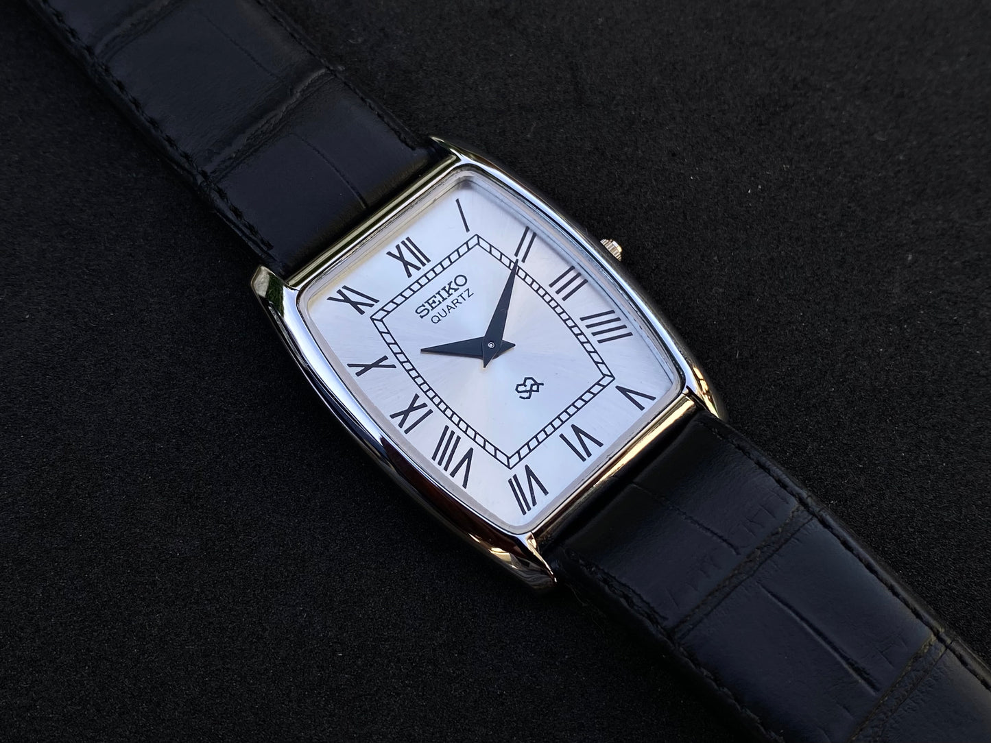 Seiko Rectangle "Tank" Homage - Silver