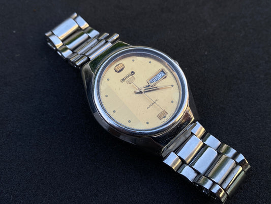 Seiko Automatic Metal Bracelet - Gold Dial