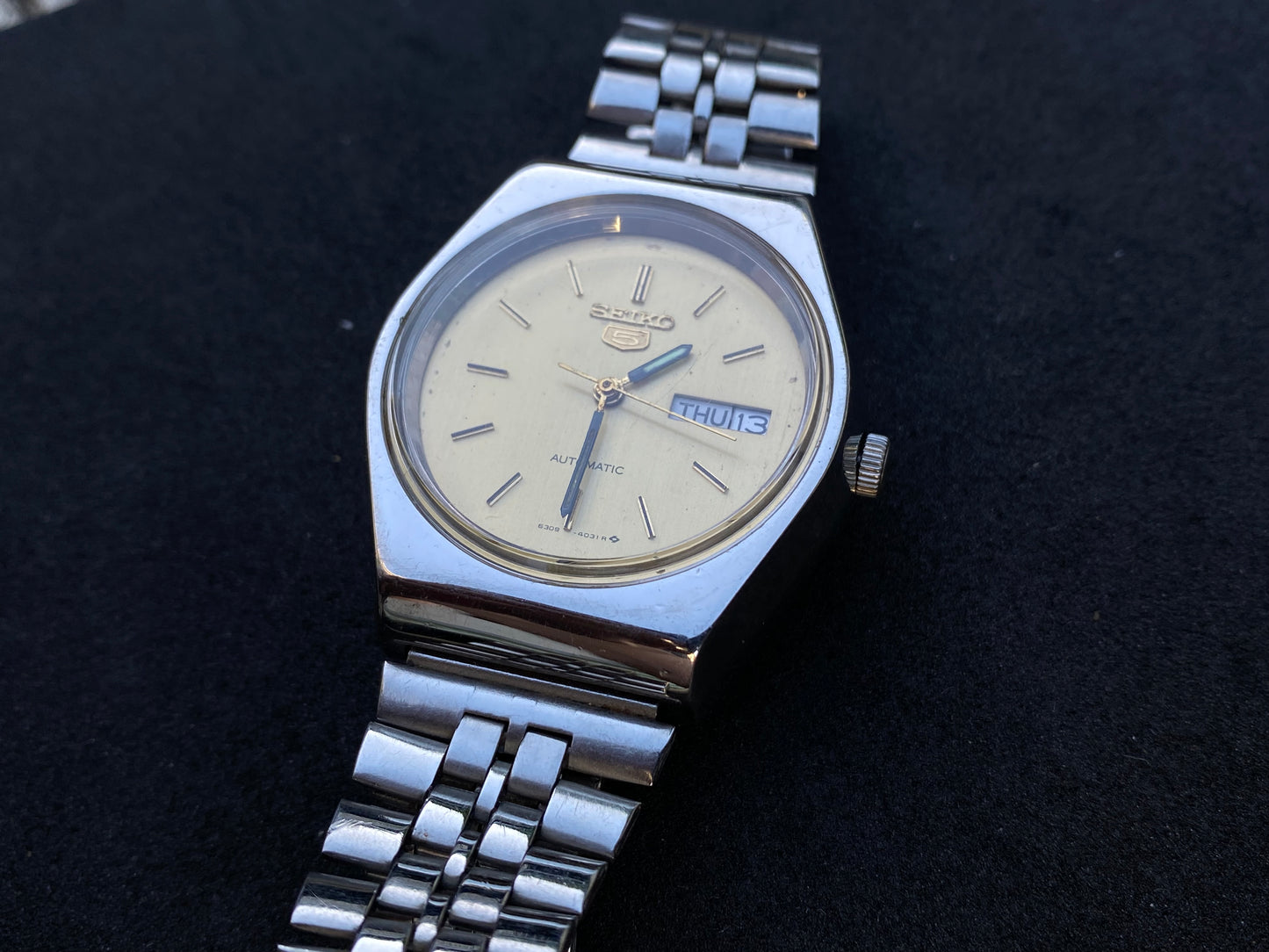 Seiko Automatic Metal Bracelet - Gold Dial